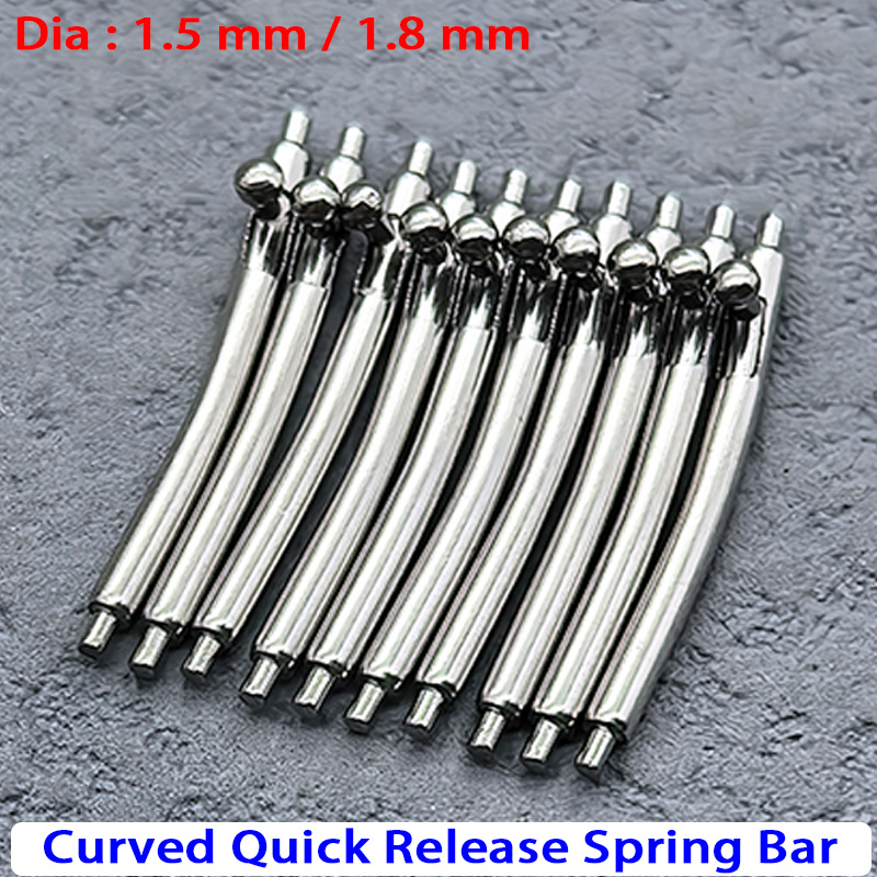 Curved Spring Bar - Pasadores de resorte curvos de liberación