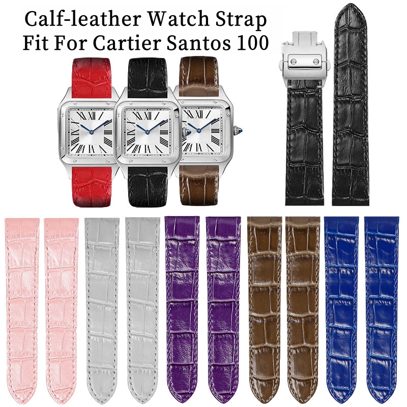 Cartier Watch Ballon Bleu - Correa de reloj de cuero de