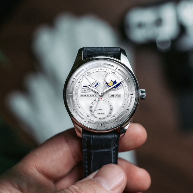 Reloj Lobinni Moon Phase Seagu - Omega Watch Constellation reseña y precio