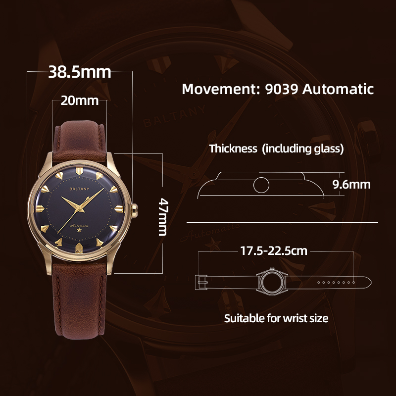 Reloj Automático Baltany para  - Omega Watch Constellation reseña y precio