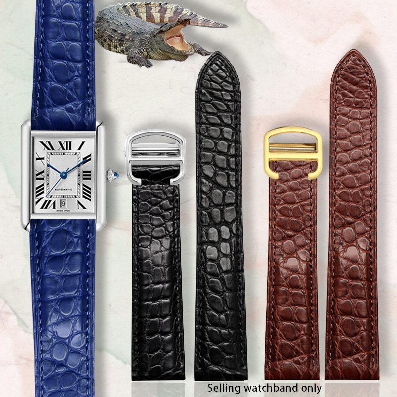 Correa de reloj de piel de coc - Cartier Watch Ballon Bleu reseña y precio