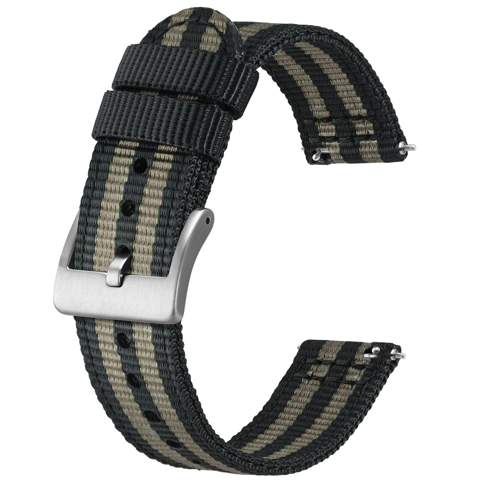 BISONSTRAP Correa de nailon Wa - Suede Strap Watch reseña y precio