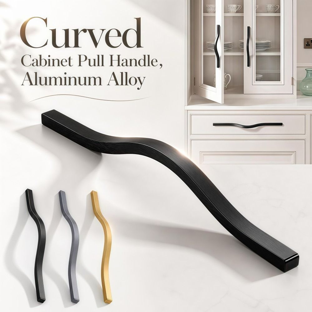 Tirador de Gabinete de Aleació - Curved Spring Bar reseña y precio